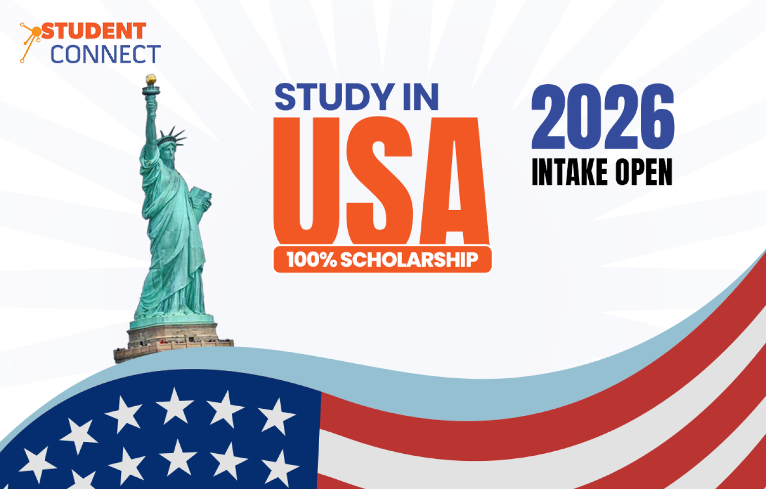Study in USA with 100% Tuition Scholarship for Nepali Students